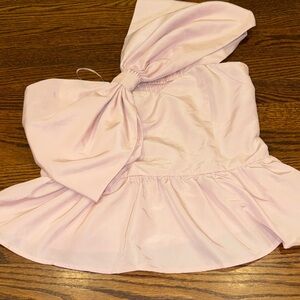 Express | Light Pink Bow Top